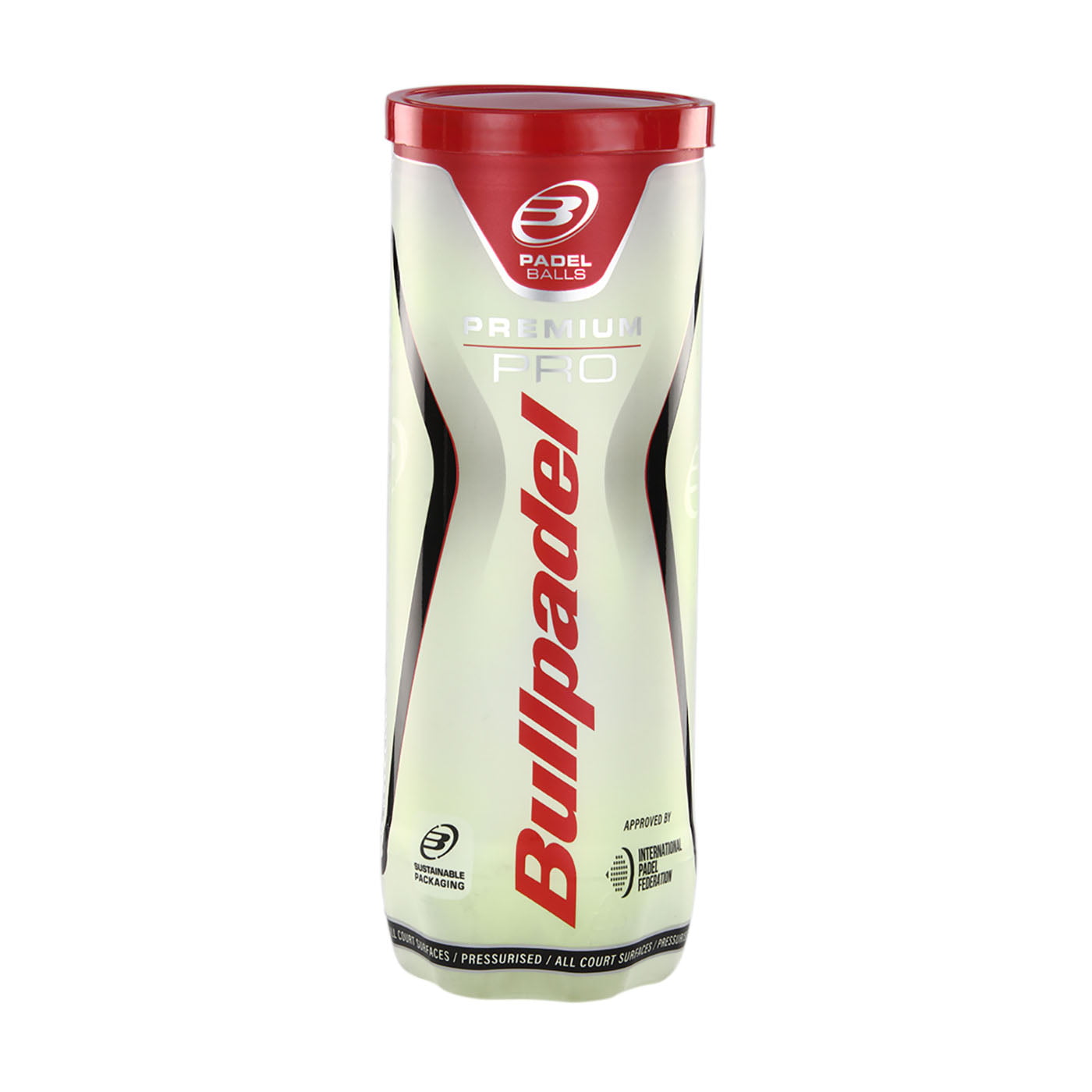 Bullpadel PREMIUM PRO 3er-Dose Padelbälle